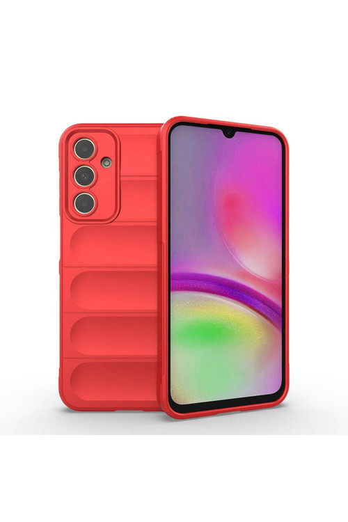 20068310 Samsung Galaxy A25 Uyumlu Kılıf Esnek Tpu Oyuklu Arka Yüzey Tasarımlı Silikon Kapak