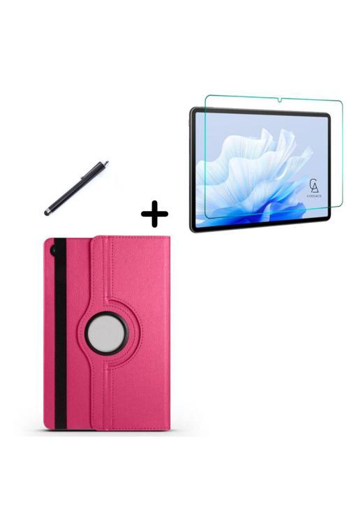 20068310 Samsung Galaxy Tab A9 8.7 Inç 360° Dönebilen Standlı Tablet Kılıfı Ekran Koruyucu Ve Kalem Seti