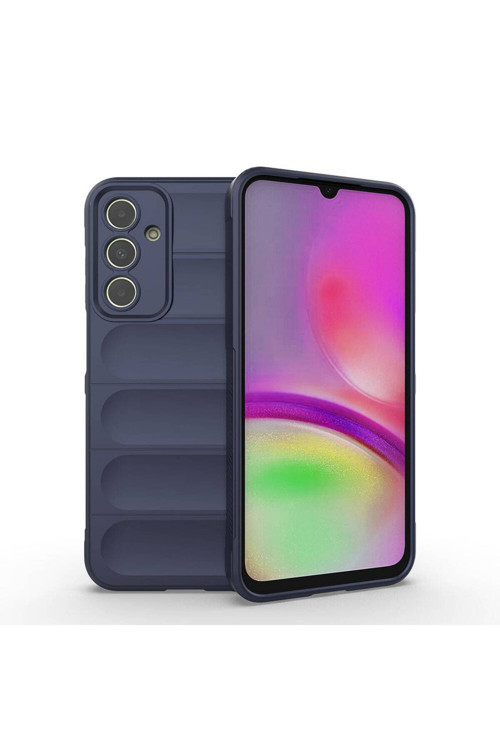 20068310 Samsung Galaxy A25 Uyumlu Kılıf Esnek Tpu Oyuklu Arka Yüzey Tasarımlı Silikon Kapak