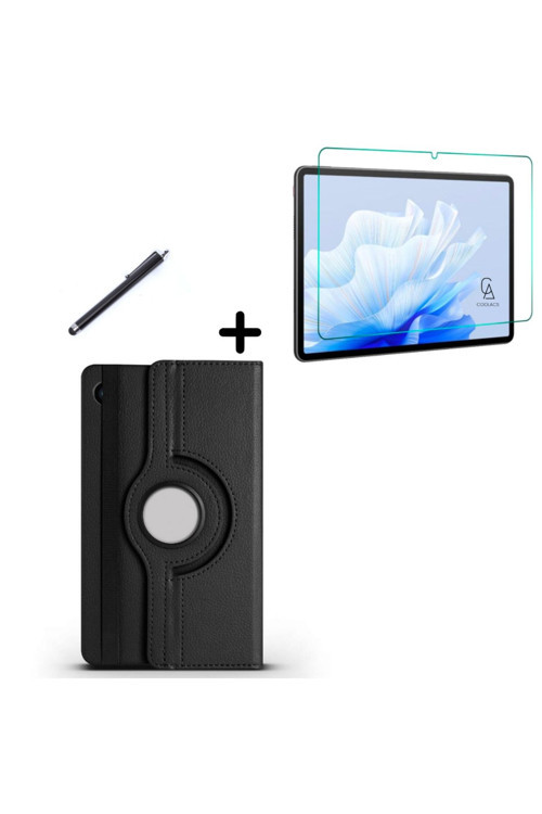 20068310 Samsung Galaxy Tab A9 Plus 11 Inç 360° Dönebilen Standlı Tablet Kılıfı Ekran Koruyucu Ve Kalem Seti