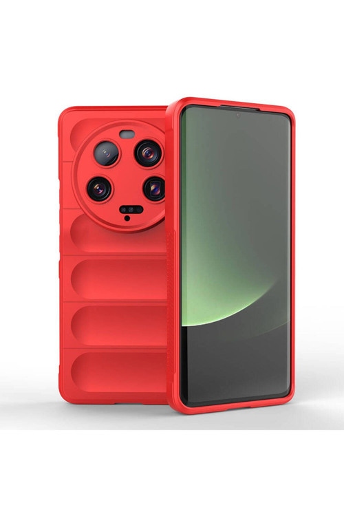 20068310 Xiaomi Mi 13 Ultra Uyumlu Kılıf Esnek Tpu Oyuklu Arka Yüzey Tasarımlı Silikon Kapak