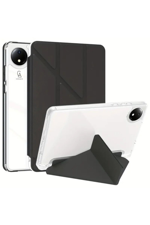 20068310 Xiaomi Redmi Pad Se 8.7 İnç Uyumlu Kılıf 3 Farklı Stand Kalemlikli Tri Folding Tablet Kılıfı