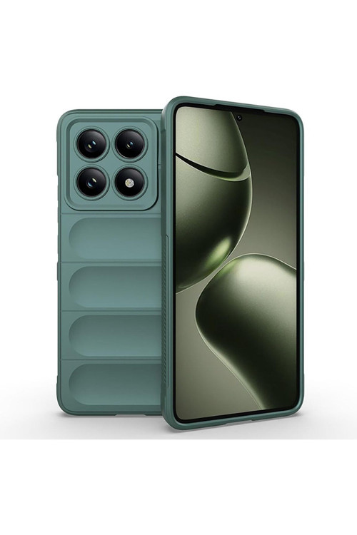 20068310 Xiaomi 14T Uyumlu Kılıf Esnek Tpu Oyuklu Arka Yüzey Tasarımlı Silikon Kapak