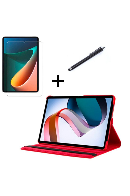 20068310 Xiaomi Mi Pad 5 11 İnç İle Uyumlu Tablet Kılıfı Ekran Koruyucu Ve Kalem Seti