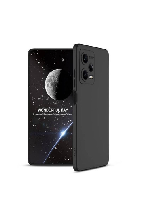 20068310 Xiaomi Redmi Note 12 Pro 5G İle Uyumlu Kılıf 3 Parçalı Tam Koruma Dayanıklı Soft Ince Kılıf