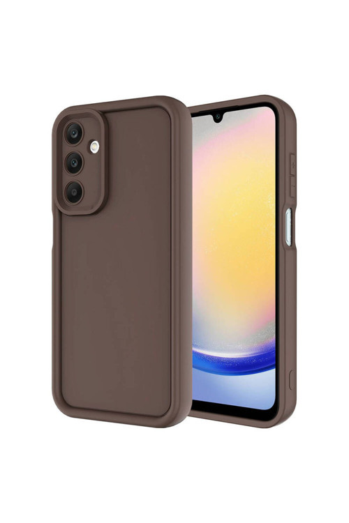 20068310 Samsung Galaxy A25 İle Uyumlu Kılıf Kamera Korumalı Yüksek Kenarlı Kapak