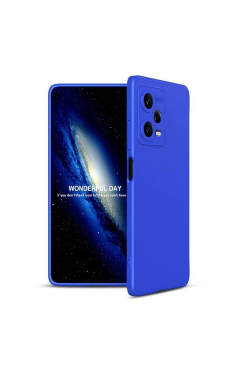20068310 Xiaomi Redmi Note 12 Pro 5G İle Uyumlu Kılıf 3 Parçalı Tam Koruma Dayanıklı Soft Ince Kılıf