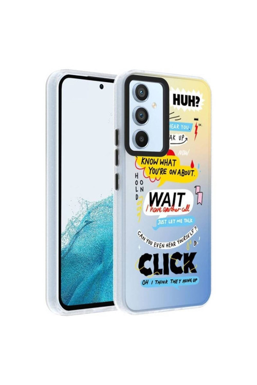 20068310 Galaxy A14 Uyumlu Kılıf Kelimeler Temalı Telefon Kılıfı Kapak