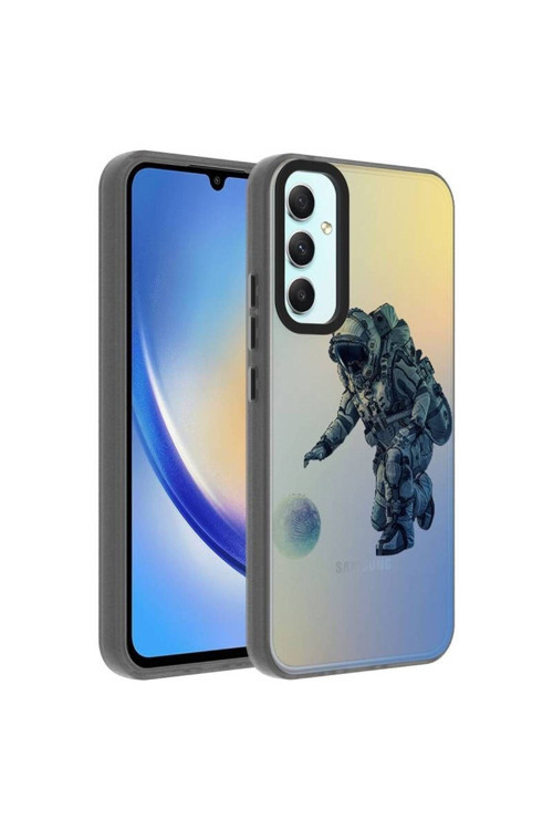 20068310 Samsung Galaxy A24 Uyumlu Kılıf Astronot Temalı Telefon Kılıfı Kapak