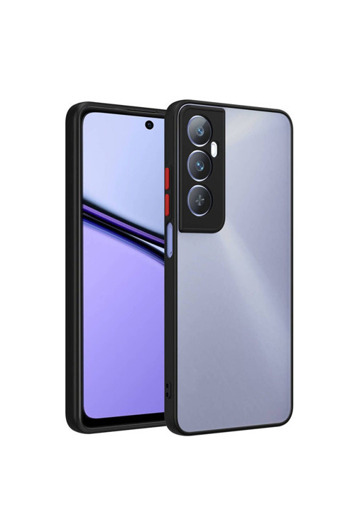 20068310 Realme C65 4G Uyumlu Kılıf Arkası Mat Kamera Korumalı Kenarları Renkli Soft Kılıf