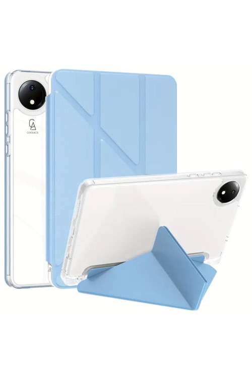 20068310 Xiaomi Redmi Pad Se 8.7 İnç Uyumlu Kılıf 3 Farklı Stand Kalemlikli Tri Folding Tablet Kılıfı