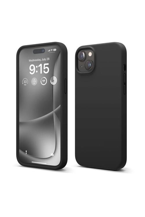 20068310 Apple İphone 15 Plus İle Uyumlu Telefon Kılıfı Kadife Iç Yüzey Soft Tasarım Lansman Kılıf