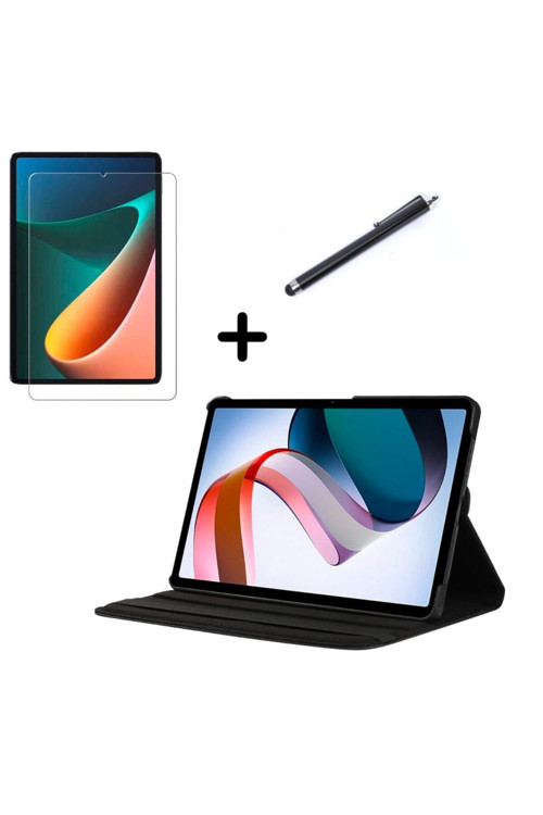 20068310 Xiaomi Mi Pad 5 11 İnç İle Uyumlu Tablet Kılıfı Ekran Koruyucu Ve Kalem Seti