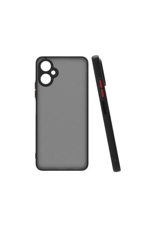 20068310 Tecno Camon 19 Neo Uyumlu Kılıf Renkli Kenarlı Arkası Mat Yüzeyli Telefon Kılıfı Kapak