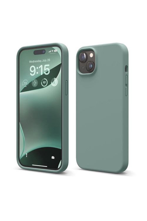 20068310 Apple İphone 15 Plus İle Uyumlu Telefon Kılıfı Kadife Iç Yüzey Soft Tasarım Lansman Kılıf