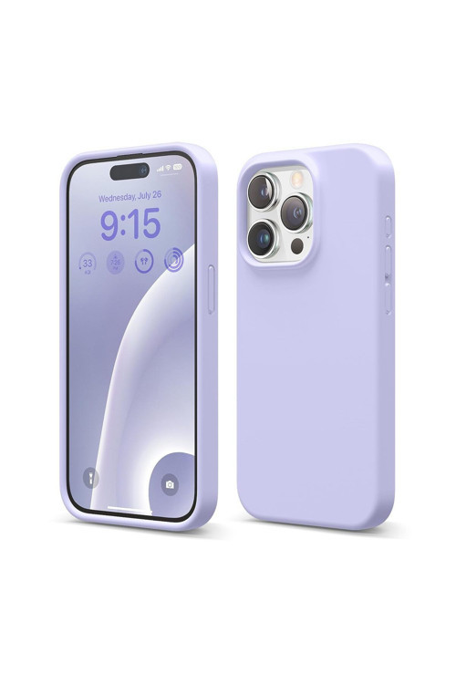 20068310 Apple İphone 15 Pro İle Uyumlu Telefon Kılıfı Kadife Iç Yüzey Soft Tasarım Lansman Kılıf