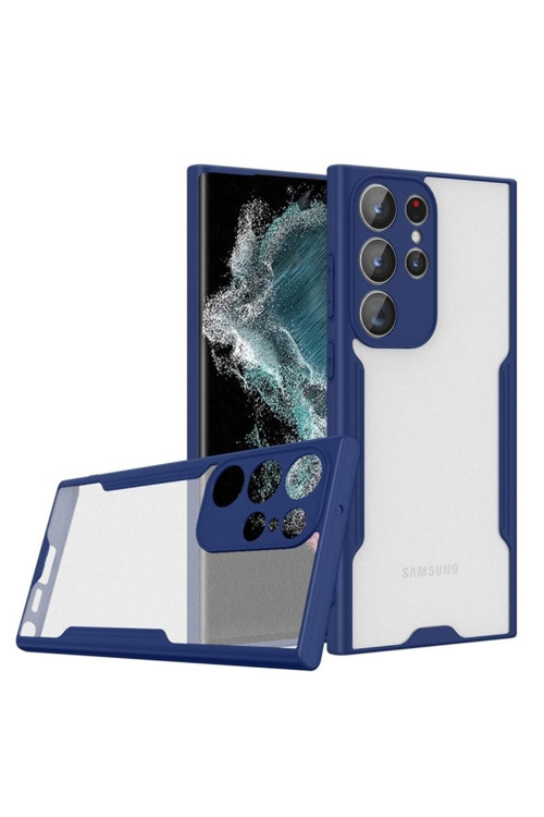 20068310 Samsung Galaxy S23 Ultra Ile Uyumlu Kılıf Pastel Renki Şeffaf Ultra Ince Hafif Telefon Kılıfı Kapak
