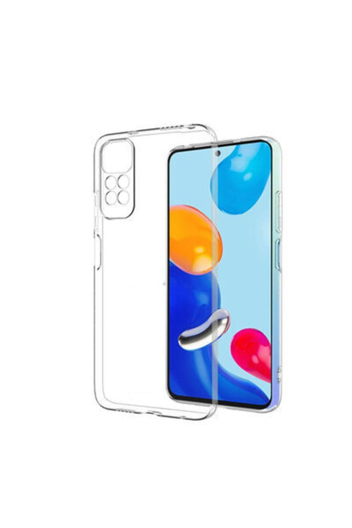 20068310 Xiaomi Redmi Note 11 Global Uyumlu Kılıf Şeffaf Kamera Korumalı Esnek Silikon Telefon Kılıfı Kapak