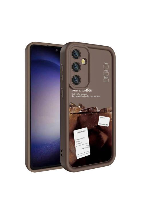 20068310 Samsung Galaxy S23 Fe İle Uyumlu Kılıf Kamera Korumalı Yüzeyi Baskılı Arka Kapak