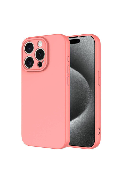 20068310 Apple İphone 15 Pro Max İle Uyumlu Kılıf Içi Kadife Lansman Tasarım Telefon Kılıfı Kapak