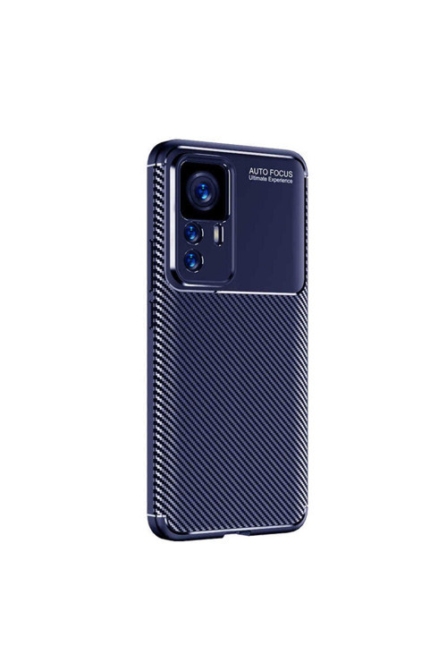 20068310 Xiaomi Mi 12T Pro İle Uyumlu Kılıf Focus Karbon Tasarım Telefon Kılıfı Kapak