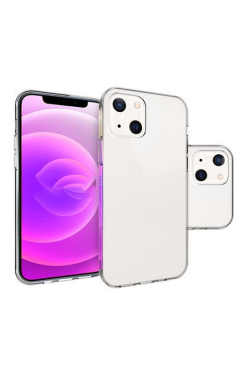 20068310 Apple Iphone 14 Ile Uyumlu Kılıf Şeffaf Esnek Silikon Telefon Kılıfı Kapak