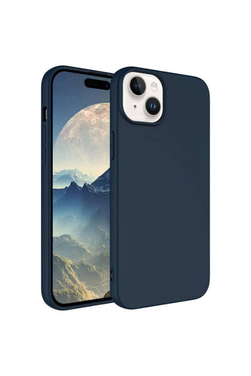 20068310 Apple İphone 15 Plus İle Uyumlu Kılıf Kadife Süet İç Yüzey Lansman Renkler Telefon Kılıfı Kapak