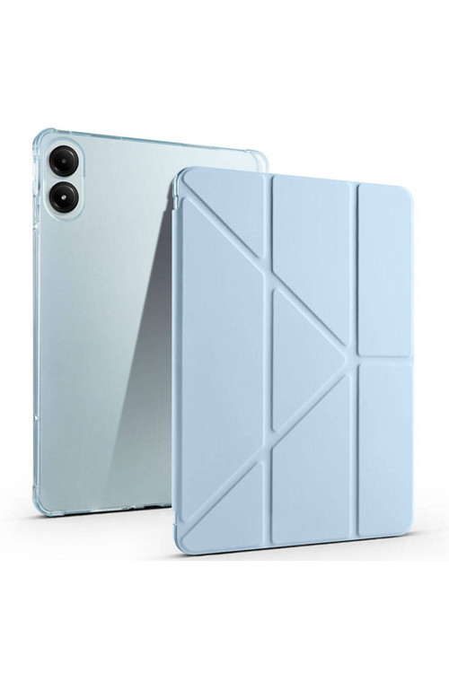 20068310 Xiaomi Redmi Pad Pro 12.1 İnç Uyumlu Kılıf 3 Farklı Stand Kalemlikli Tri Folding Tablet Kılıfı