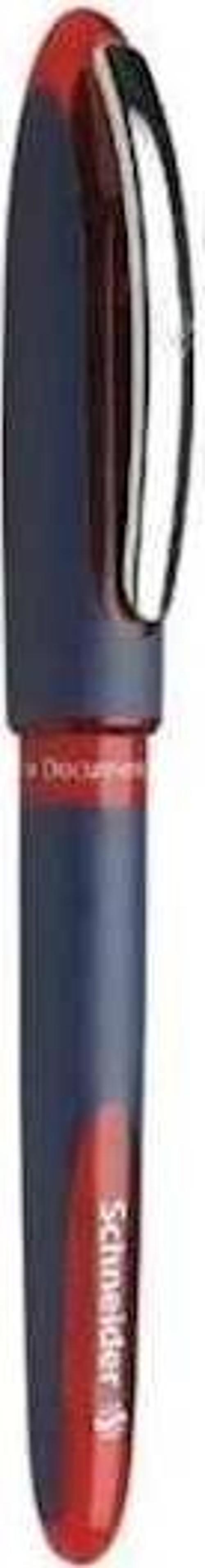 Scr251 İmza Kalemi Roller Kalem One Sign Konik Uçlu 1,0 Mm Kırmızı 10 Lu (1 Paket 10 Adet)