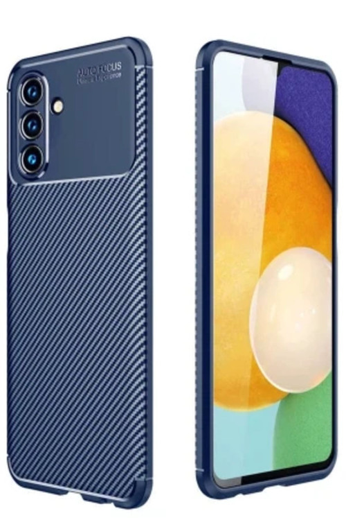 20068310 Samsung Galaxy A36 Uyumlu Kılıf Karbon Tasarım Kamera Korumalı Silikon Telefon Kılıfı Kapak