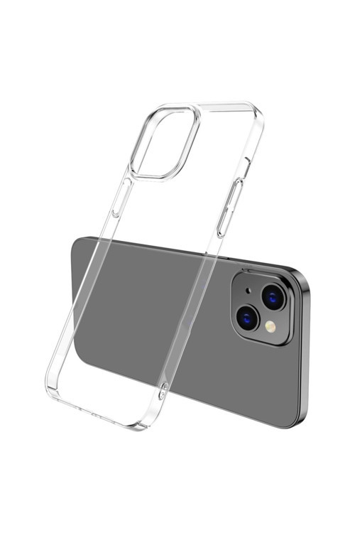 20068310 Apple İphone 15 İle Uyumlu Kılıf Şeffaf Sararmayan Sert Tpu Hassas Buton Telefon Kılıfı Kapak
