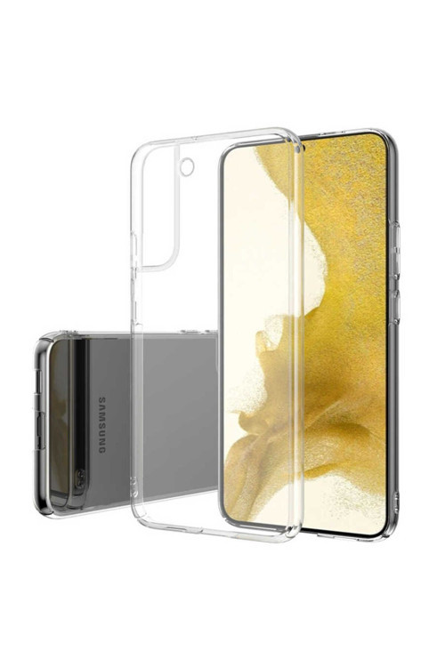 20068310 Samsung S22 İle Uyumlu Kılıf Şeffaf Sararmayan Sert Tpu Hassas Buton Telefon Kılıfı Kapak Şeffaf