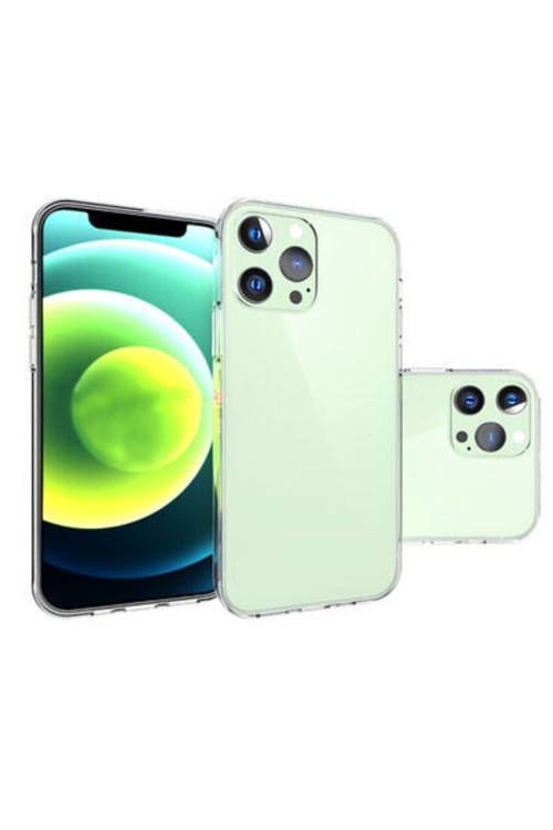 20068310 Apple Iphone 14 Pro Ile Uyumlu Kılıf Şeffaf Esnek Silikon Telefon Kılıfı Kapak