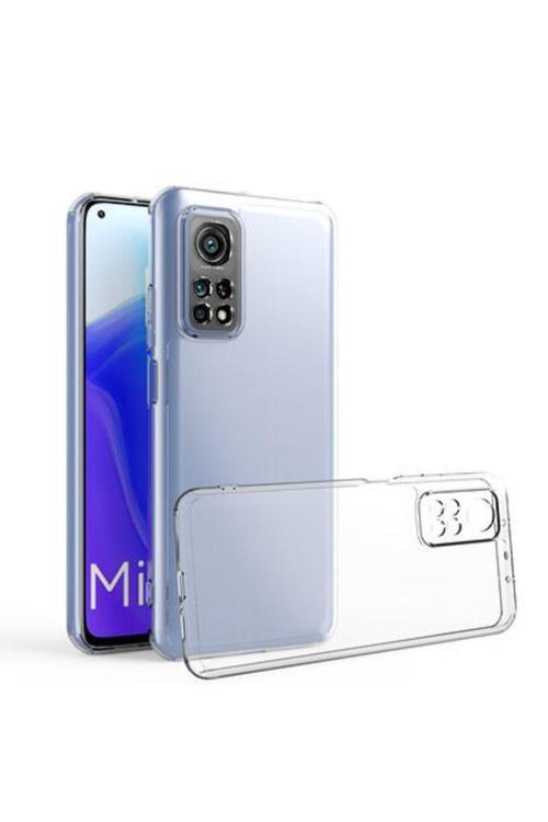 20068310 Xiaomi Mi 10T Pro 5G Ile Uyumlu Kılıf Şeffaf Kamera Korumalı Esnek Silikon Telefon Kılıfı Kapak