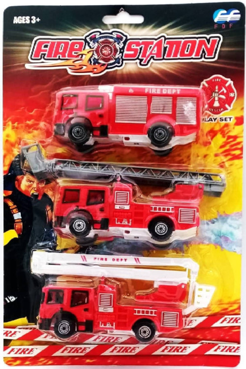 3'Lü İtfaiye Araç Seti