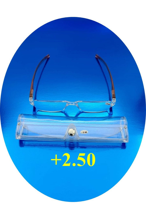 Yakın Okuma Gözlüğü Okuma Gözlüğü +2.50 (Lens 4.5X2.5 Cm) 1 Adet
