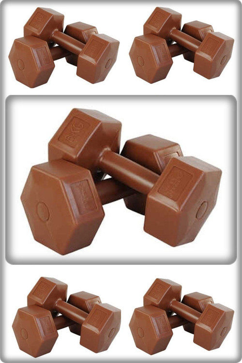 6 Kg Dambıl Seti 6 Kg X 2 Adet 12 Kg 1 Adet