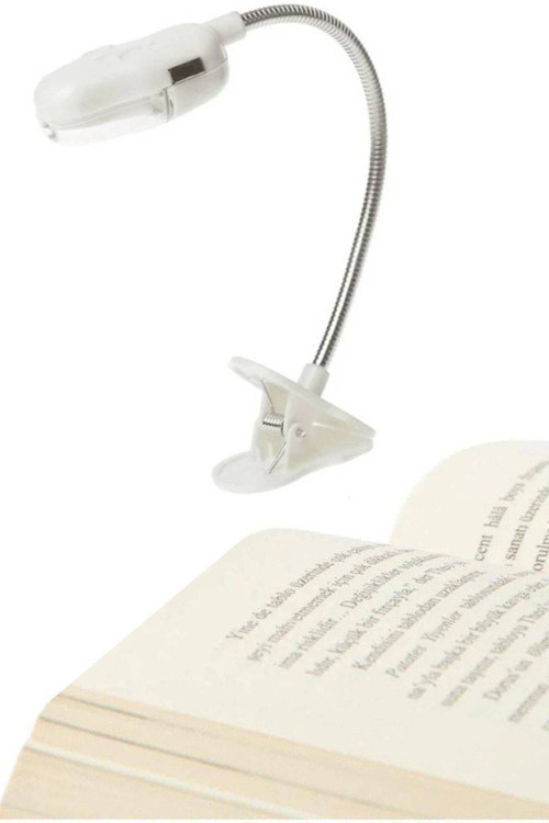 Kitap Okuma Lambası Led Kıskaçlı 24X4X3 Cm