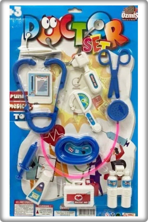 Oyuncak Doktor Seti 12 Parça Büyük Boy 2X29X47 Cm