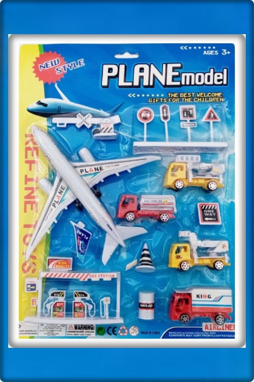 Hava Alanı Temalı Oyun Seti 11 Parça 28X38 Cm