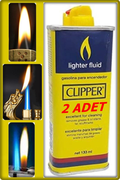 Clıpper (Zippo) Çakmak Benzini 133 Ml X 2 Adet