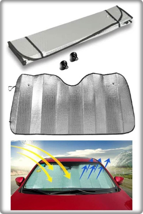 Luxelıt Oto Güneşliği Metalize Ön Camı Tam Kapatan Oto Güneşliği ( 120 X 57 Cm )