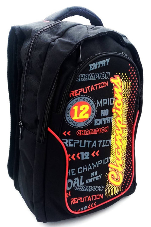 Lüx Okul Sırt Çantası Üç Gözlü Ortaokul Lise Unisex 44X30X19 Cm