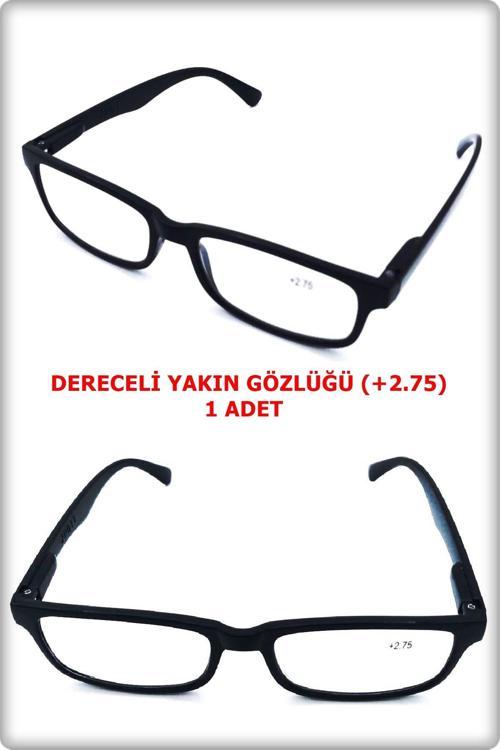 +2.75 Kadın Erkek Dereceli Okuma Gözlüğü Yakın Gözlüğü 1 Adet