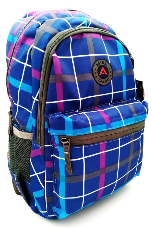 Lüx Okul Sırt Çantası Üç Gözlü Ortaokul Lise Unisex 45X30X19 Cm