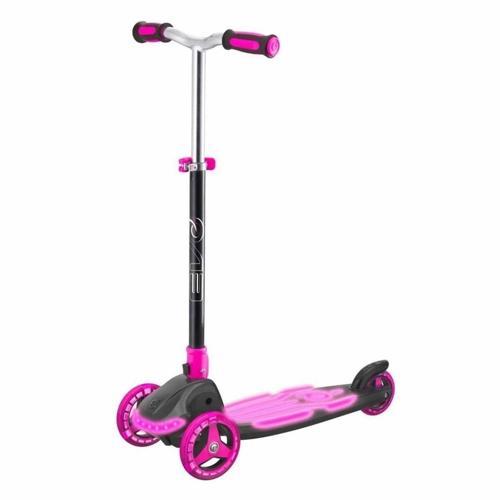 Nessiworld Evo 3 Tekerlekli Katlanabilir Illuminate Işıklı Pembe Scooter