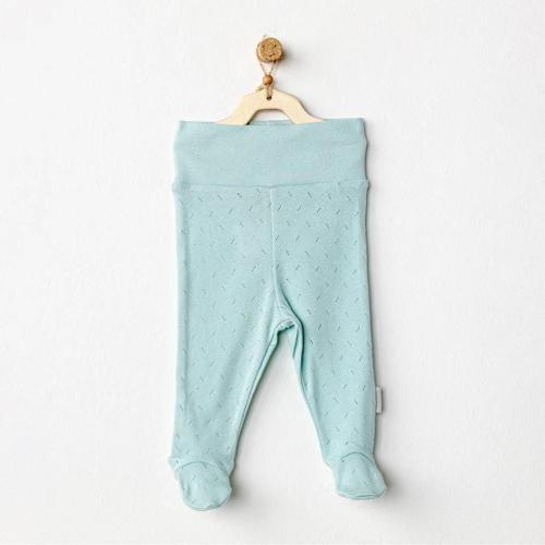 Nessiworld   AC24706 Jacquard Patikli Bebek Pantolon Green