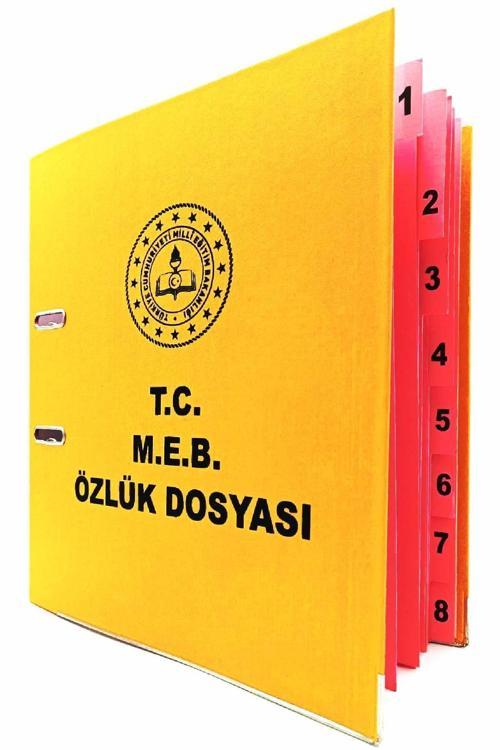 T.C. M.E.B.Öğretmen Özlük Dosyası 1 Klasör 8 Dosya 32X28X5.5 Cm 1 Adet