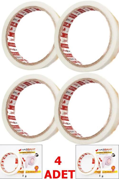 Çok Amaçlı Çift Taraflı Köpük Bant 18Mmx5M 4 Adet