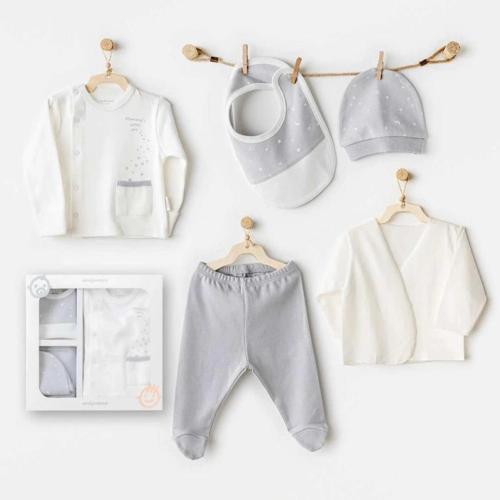 Nessiworld Andywawa AC25700 Mommy's Little Star 5'Li Hastane Çıkışı Ekru